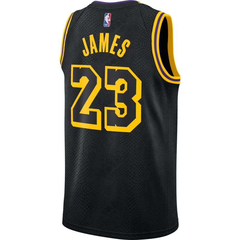 LeBron James Los Angeles Lakers Nike City Edition Swingman Jersey ...